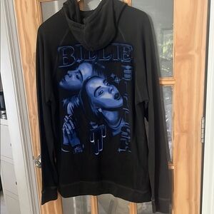 Black Billie Eilish Graphic Hoodie Sz medium